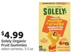 Fareway Solely Organic Fruit Gummies offer