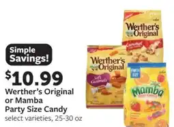 Fareway Werther's Original or Mamba Party Size Candy offer