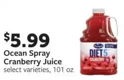 Fareway Ocean Spray Cranberry Juice offer