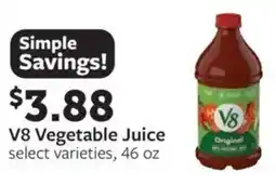 Fareway V8 Vegetable Juice offer