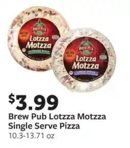 Fareway Brew Pub Lotzza Motzza Single Serve Pizza offer