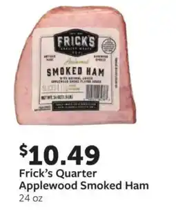 Fareway Frick's Quarter Applewood Smoked Ham offer