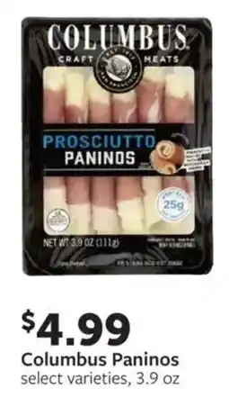 Fareway Columbus Paninos offer