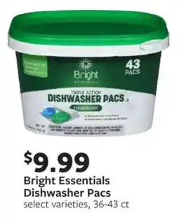 Fareway Bright Essentials Dishwasher Pacs offer