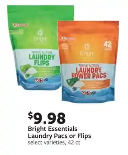 Fareway Bright Essentials Laundry Pacs or Flips offer