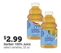 Fareway Gerber 100% Juice offer