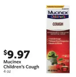 Fareway Mucinex Children's Cough offer
