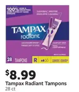 Fareway Tampax Radiant Tampons offer