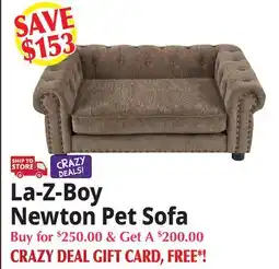 Ocean State Job Lot La-Z-Boy Newton Pet Sofa offer