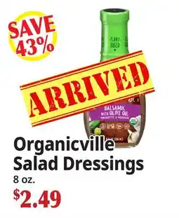 Ocean State Job Lot Organicville Salad Dressings offer