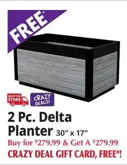 Ocean State Job Lot 2 Pc.Delta Planter offer