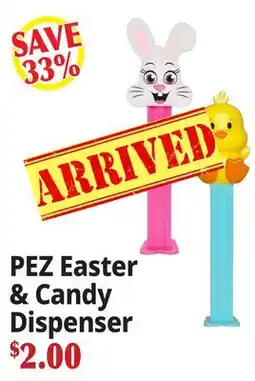 Ocean State Job Lot PEZ Easter & Candy Dispense offer