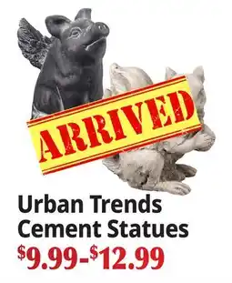 Ocean State Job Lot Urban Trends Cement Statues offer