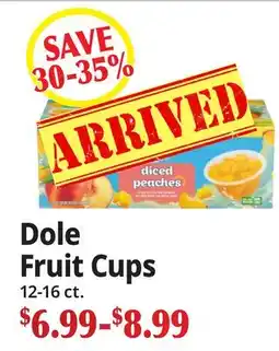 Ocean State Job Lot Dole Fruit Cups offer