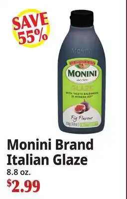 Ocean State Job Lot Monini Brand Italian Glaze offer