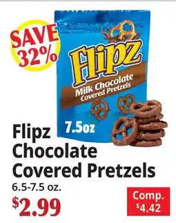 Ocean State Job Lot Flipz Chocolate Covered Pretzels offer