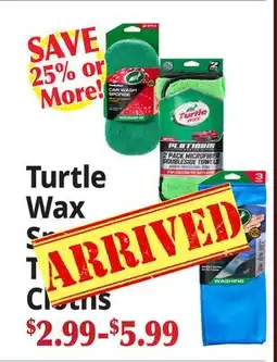 Ocean State Job Lot Turtle Wax Cloths offer