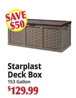 Ocean State Job Lot Starplast Deck Box offer