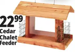 Ocean State Job Lot Cedar Chalet Feeder offer
