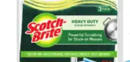 Ocean State Job Lot Scotch-Brite Heavy-Duty Scrub Sponges 3 Count offer