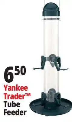 Ocean State Job Lot Yankee Trader Bird Tube Feeder with Tray Green offer