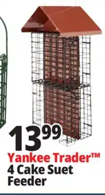 Ocean State Job Lot Yankee Trader 4 Cake Suet Feeder offer