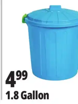 Ocean State Job Lot Round Clear Storage Bucket with Latching Lid offer