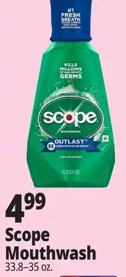 Ocean State Job Lot Scope Mouthwash offer