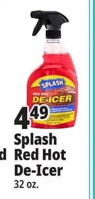 Ocean State Job Lot Splash Red Hot De-Icer offer