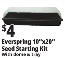 Ocean State Job Lot Everspring 10x20 Seed Starting Kit offer