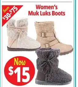 Ocean State Job Lot Muk Luk Boots offer