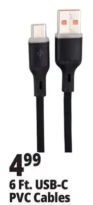 Ocean State Job Lot 6 Ft. USB-C PVC Cables offer