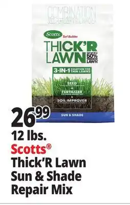 Ocean State Job Lot Scotts Thick'r Lawn Turf Builder 12 lbs offer