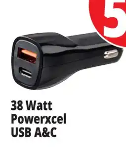 Ocean State Job Lot 38 Watt Powerxcel USB A&C offer