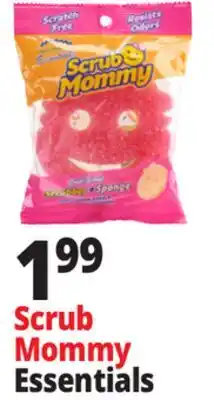 Ocean State Job Lot Scrub Daddy Dual-Sided Scrub Mommy Scrubber + Sponge offer