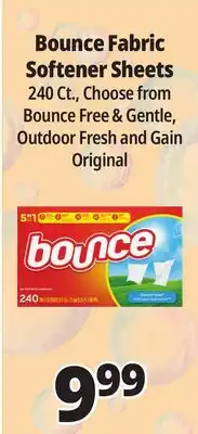 Ocean State Job Lot Bounce Free & Gentle Dryer Sheets 240 Count offer