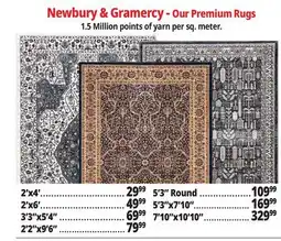 Ocean State Job Lot Newbury & Gramercy Rugs offer