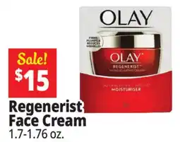 Ocean State Job Lot Regenerist Face Cream offer