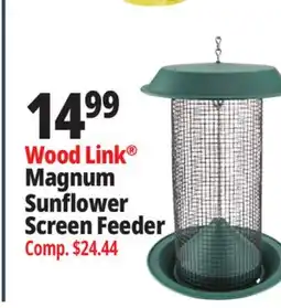 Ocean State Job Lot WoodLink Magnum Black Oil Sunflower Bird Feeder offer