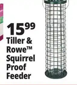 Ocean State Job Lot Tiller & Rowe Squirrel Proof Feeder offer