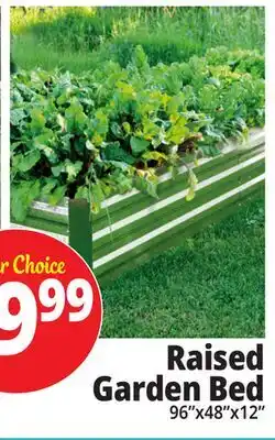 Ocean State Job Lot Galvanized Raised Garden Bed 96 x 48 x 12 offer