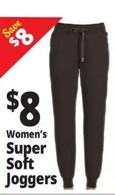 Ocean State Job Lot Women's Super Soft Joggers offer