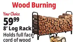 Ocean State Job Lot Outdoor Firewood Log Rack 8' offer