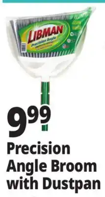 Ocean State Job Lot Libman Precision Angle Broom with Dustpan offer