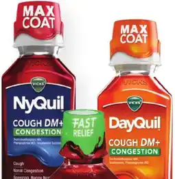 Ocean State Job Lot Vicks NyQuil Cough DM+ Congestion Relief Maximum Strength offer