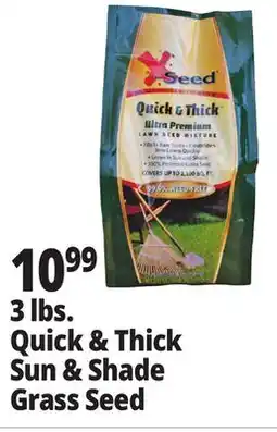 Ocean State Job Lot 3 lbs. Quick & Thick Sun & Shade Grass Seed offer