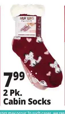 Ocean State Job Lot Muk Luk Women's Cabin Socks S/M 2-Count offer