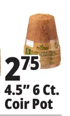 Ocean State Job Lot PlantBest Plantable 4.5 Coconut Coir Pots 6 Count offer