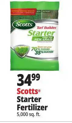 Ocean State Job Lot Scotts Turf Builder Starter Food for New Grass 5 000 sq ft offer