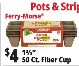Ocean State Job Lot All Natural Fiber Seed Starter Pots 50-pots offer